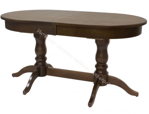 Стол раздвижной Leset Каролина 1P Орех шоколадный Т19