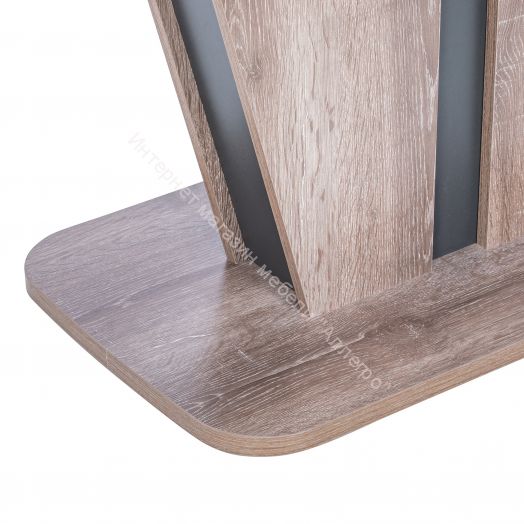 Стол раздвижной Leset Бари Дуб сакраменто/Антрацит