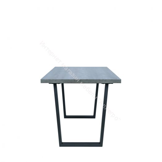 Стол раздвижной Leset Ларс 2Р металл Черный/Бетон