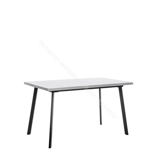 Стол раздвижной Leset Шенон 2Р металл Черный/Бетон