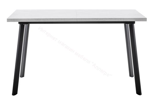 Стол раздвижной Leset Шенон 2Р металл Черный/Бетон