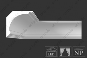 Карниз Гладкий Artpole SKT158 В184хШ184 мм 1 м.п. / Артпул