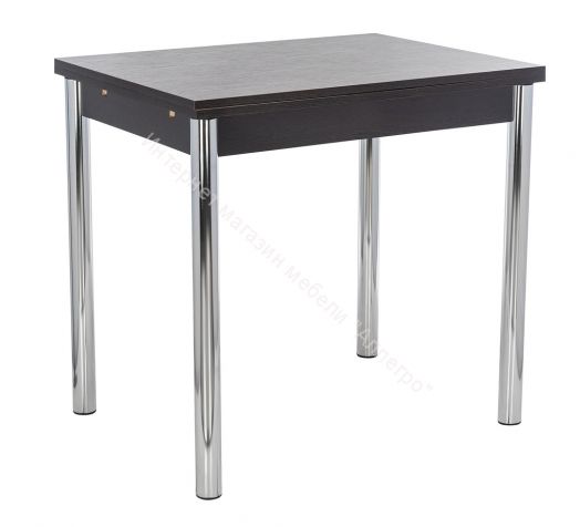 Стол раздвижной Leset Марсель 1Р Хром/Венге