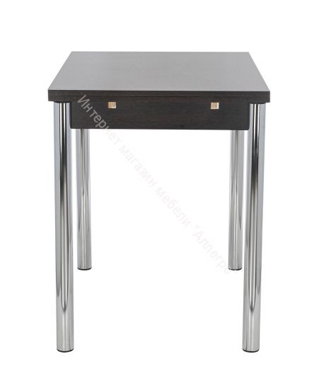 Стол раздвижной Leset Марсель 1Р Хром/Венге