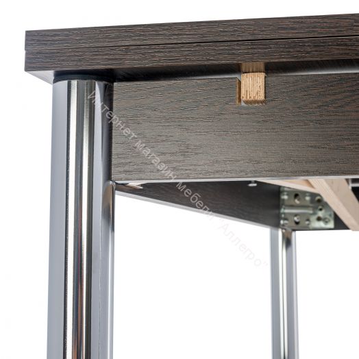 Стол раздвижной Leset Марсель 2Р Хром/Венге