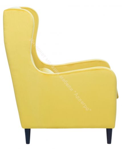 Кресло Leset Галант Velur V28 венге