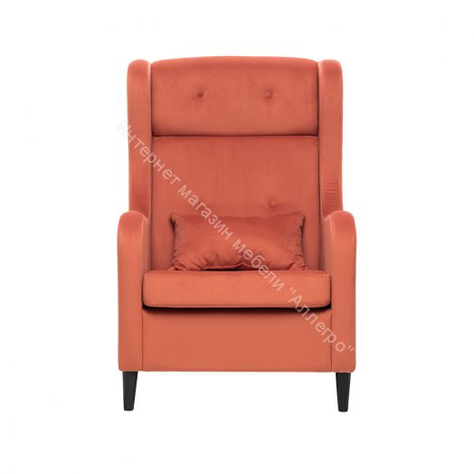 Кресло Leset Галант  Velur V39 венге