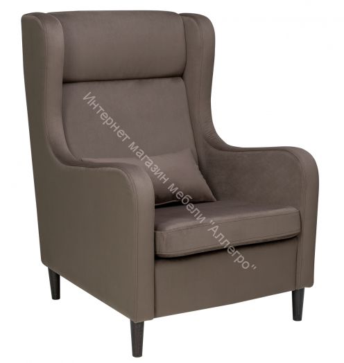 Кресло Leset Хилтон Velur V-23 венге