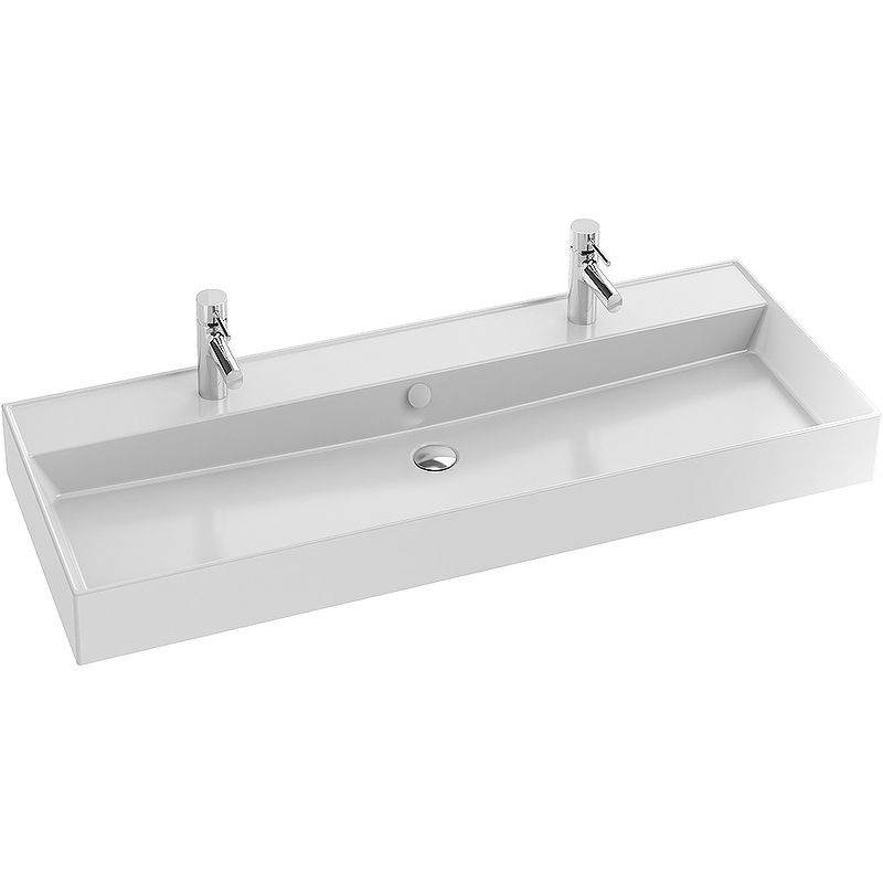 Изображение Подвесная прямоугольная раковина Jacob Delafon Vivienne 120х46 EXBK112-00