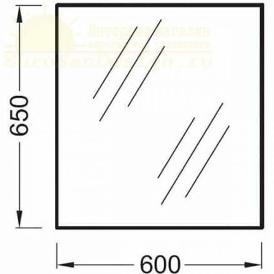 Зеркало Jacob Delafon Ola 60 EB1080-RU в современной стиле ФОТО