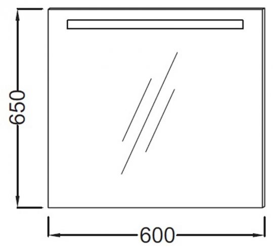 Зеркало Jacob Delafon Parallel 60 EB1411-NF с инфракрасным датчиком ФОТО