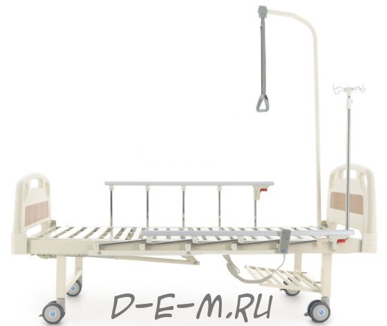 Кровать электрическая Med-Mos DB-7 (MЕ-2018Н) (2 функции) с полкой и накроватным столиком