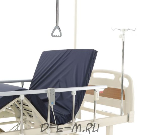 Кровать электрическая Med-Mos DB-7 (MЕ-2018Н) (2 функции) с полкой и накроватным столиком