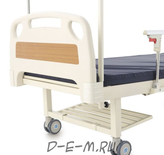 Кровать электрическая Med-Mos DB-7 (MЕ-2018Н) (2 функции) с полкой и накроватным столиком