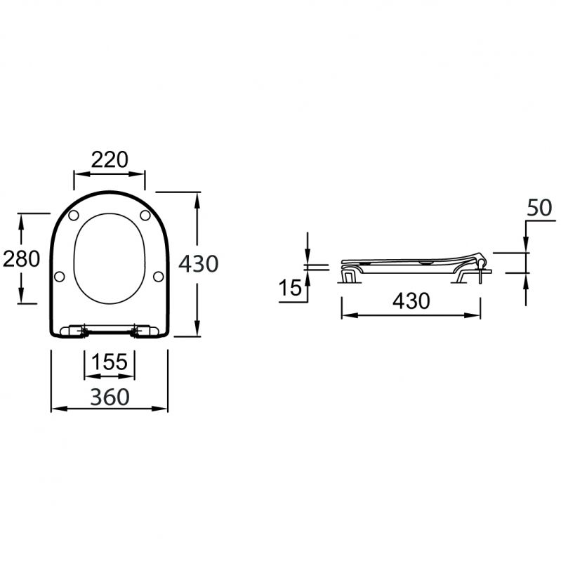 Сиденье для унитаза Jacob Delafon Odeon E70006-00 с микролифтом схема 3