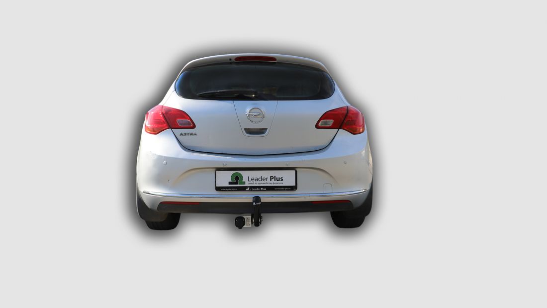 Фаркоп для Opel Astra J хетчбек 2009-2015 с условно-съемным креплением шара (на 2 болтах)