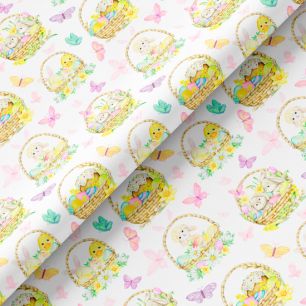 Хлопок - Пасхальные корзинки 50х37 см limit