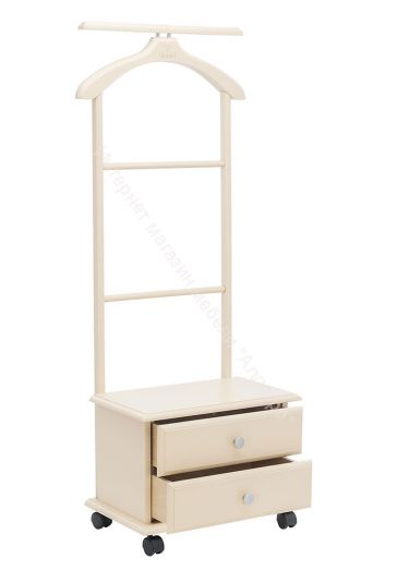 Вешалка напольная с тумбой Leset Ричмонд слоновая кость