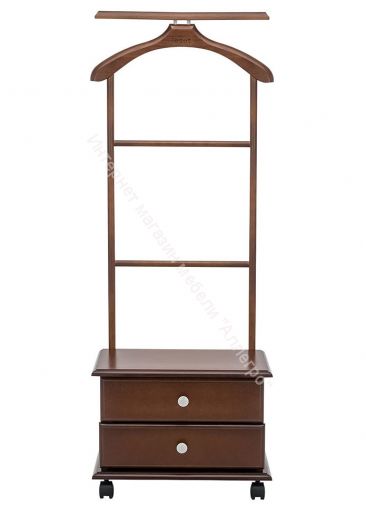 Вешалка напольная с тумбой Leset Ричмонд орех