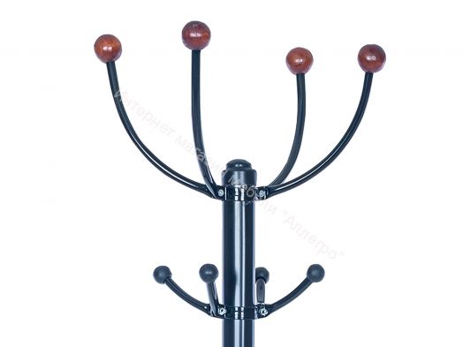 Вешалка напольная Leset Квадро-2 чёрный