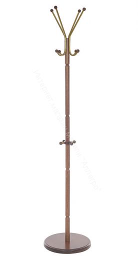 Вешалка напольная Leset Галант-1 орех
