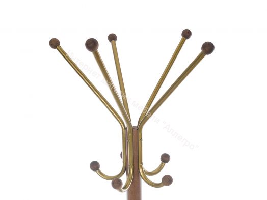 Вешалка напольная Leset Галант-3 орех