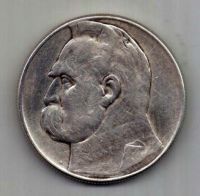 10 злотых 1939 Польша Редкий год XF