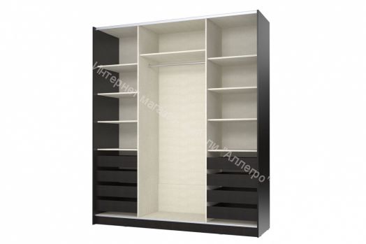 Шкаф-купе "Марвин-3 Белый глянец/Дуб феррара (2032)
