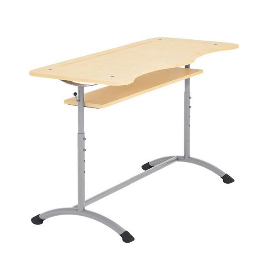 IT-2P Стол ученический двухместный регулируемый (МДФ бук)