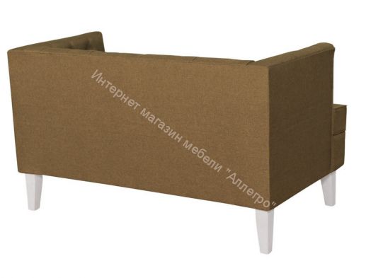Диван Фьюджи охра ножки белые