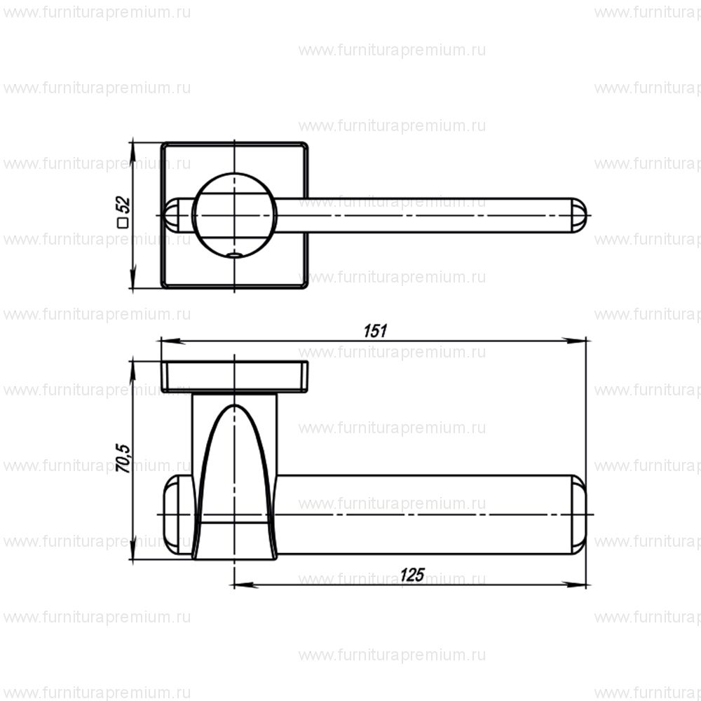 Ручка Armadillo Ajax USQ1