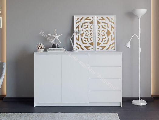 Комод "Мори" МК1600.1  2 двери, 4 ящика