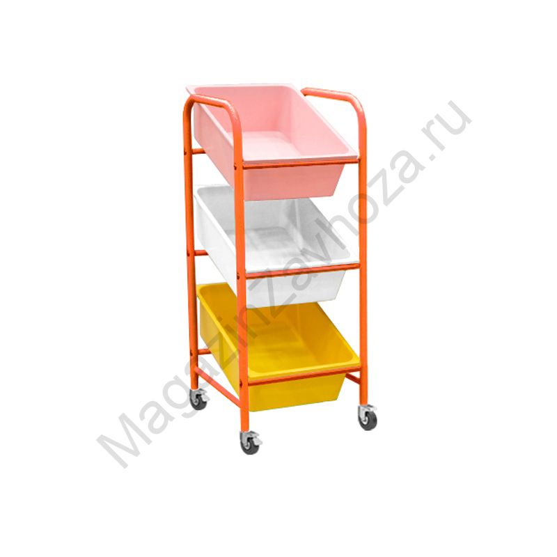 СТЕЛЛАЖНАЯ СИСТЕМА ХРАНЕНИЯ НАКЛОННАЯ 29 - 3 КОНТЕЙНЕРА