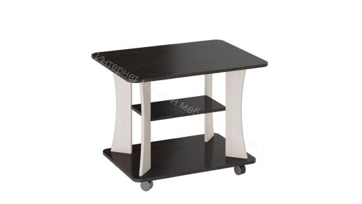 Стол журнальный "Трия" тип 8 (Венге цаво/Дуб белфорд)