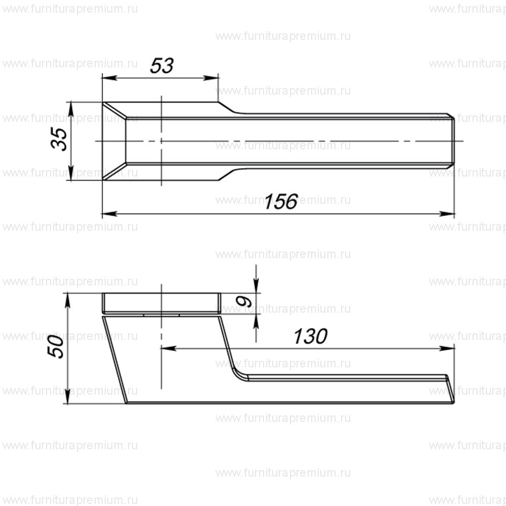 Ручка Armadillo Brick UCS Black