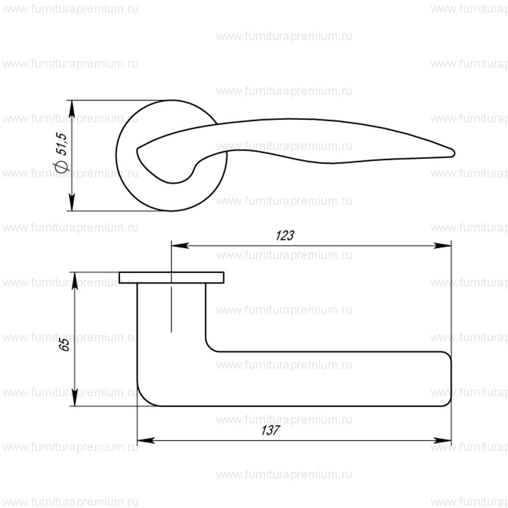 Ручка Armadillo Wave URS Black