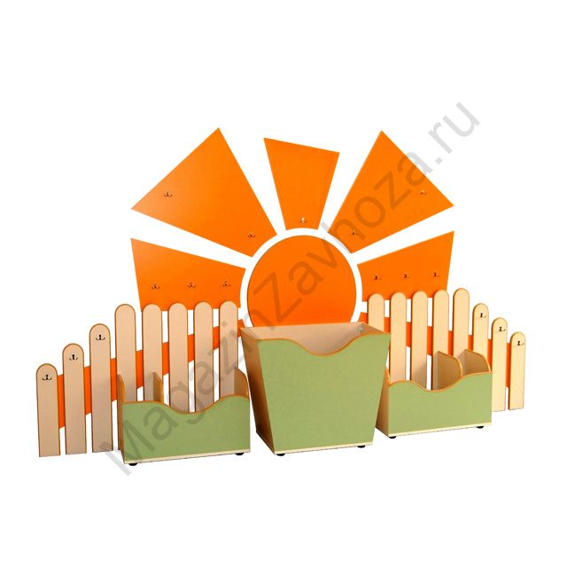 Стенка Детская Для спортинвентаря "Солнце"