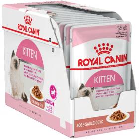 Влажный корм для КОТЯТ Royal Canin Kitten кусочки в соусе 28 шт. х 85 г