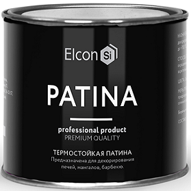 Декоративная Патина Термостойкая Elcon Patina 0.2кг до +700 °C для Печей, Мангалов, Барбекю / Элкон Патина