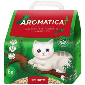 Комкующийся наполнитель AromatiCat Premium Древесный