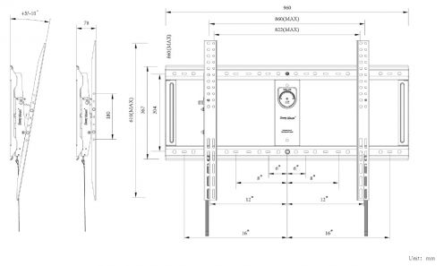 Кронштейн для телевизора NB DF90-T