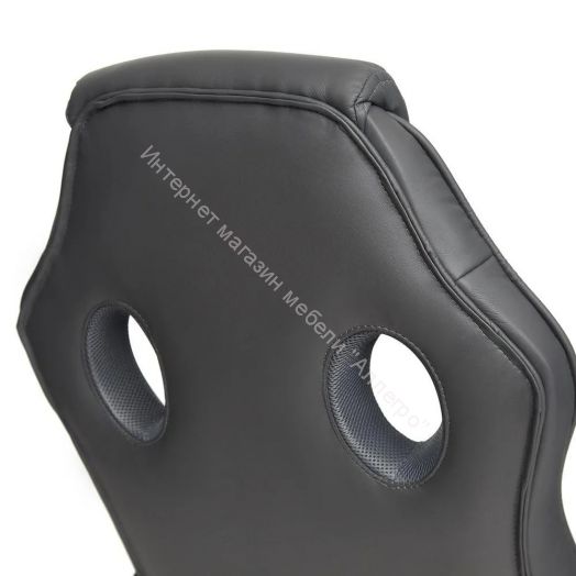 Кресло RACER GT new кож/зам/ткань, металлик/серый, 36/12