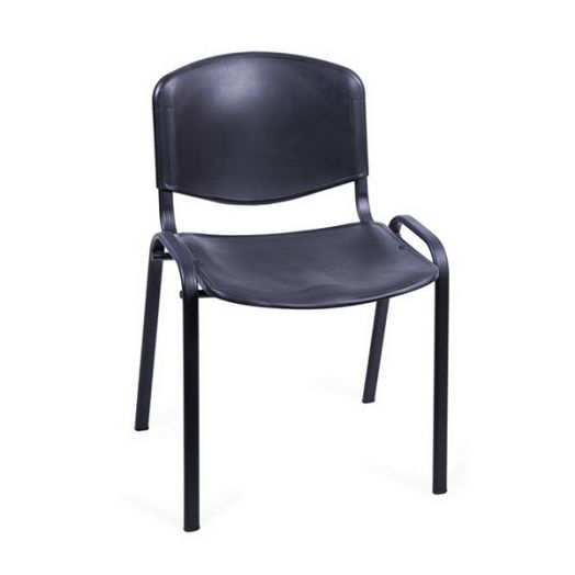 МИЧП-5 Стул ИЗО Металл каркас (черный пластик)