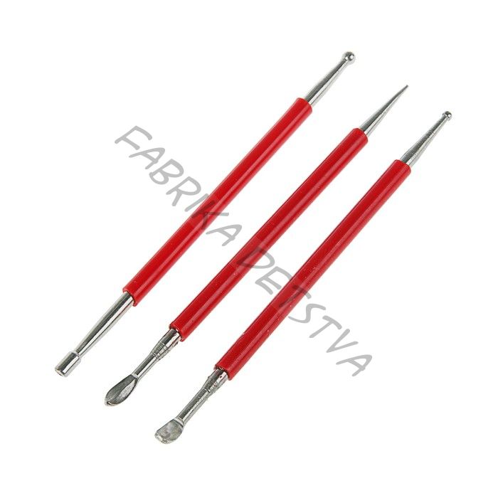 Набор для моделирования «Сонет», 3 предмета: металлические инструменты