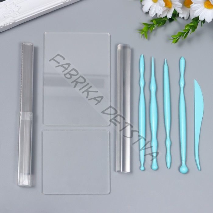 Инструменты для моделирования и придания формы набор 9 шт пластик, акрил