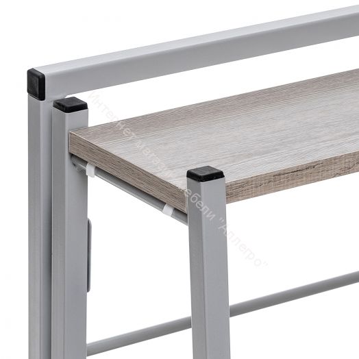 Стеллаж раскладной Leset Пако 800 трапеция Атлас Светлый