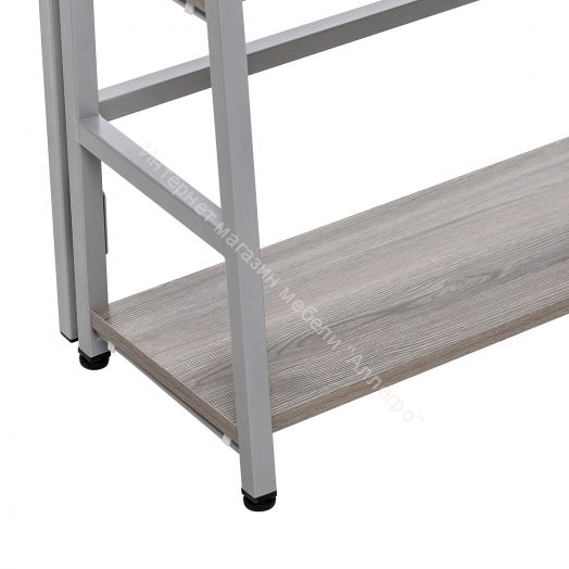 Стеллаж раскладной Leset Пако 800 трапеция Атлас Светлый