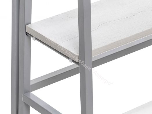 Стеллаж раскладной Leset Пако 800 трапеция Бетон Пайн Светлый