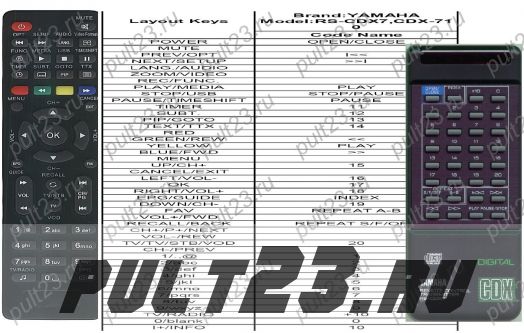 YAMAHA RS-CDX7, CDX-710, CDX-710U, CD-33