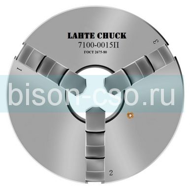 Патрон токарный 7100-0015 ф400мм ГОСТ 2675-80 с прямыми и обратными кулачками Тайвань (Китай)